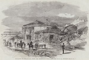 Ingang van Sebastopol, vanaf de Woronzoff-weg